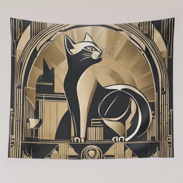 Item preview, Gato Art Déco designed and sold by ArDecoS.