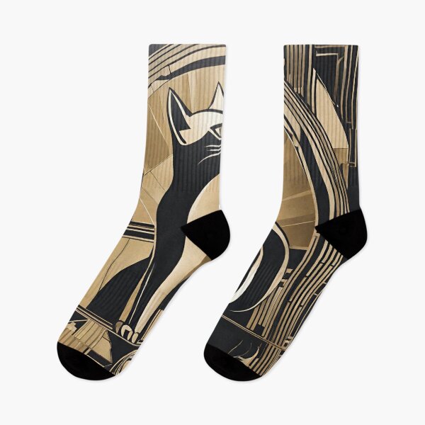 Item preview, Art Deco Cat designed and sold by ArDecoS.