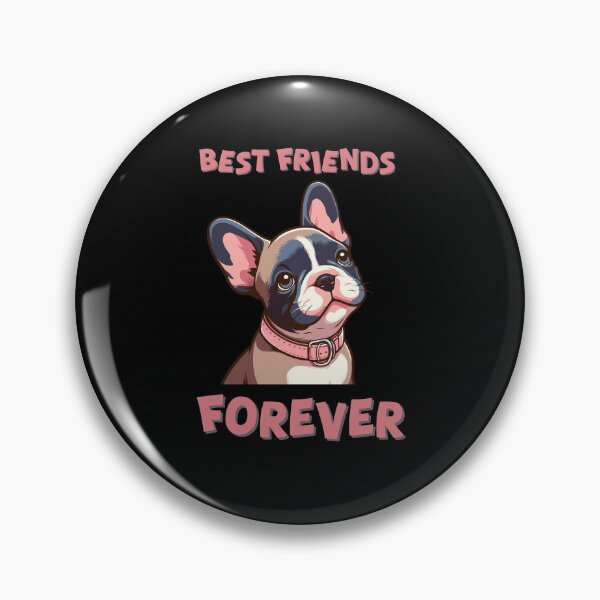 Item preview, Dog Best Friends Forever : Funny Cute French Bulldog designed and sold by ArtfulNook.