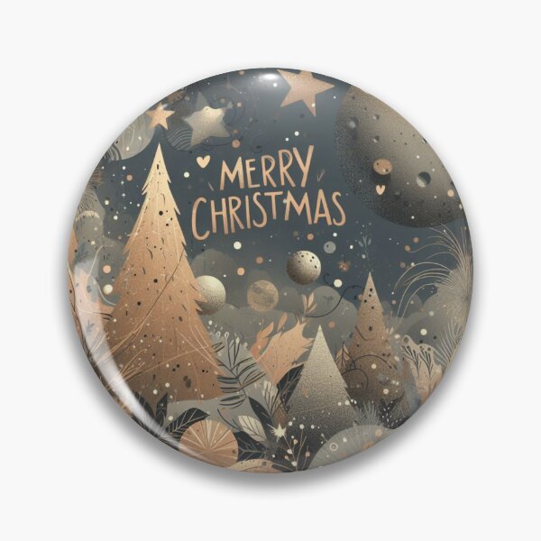 Item preview, Merry Christmas in starry golden forest designed and sold by blondie.simmer.