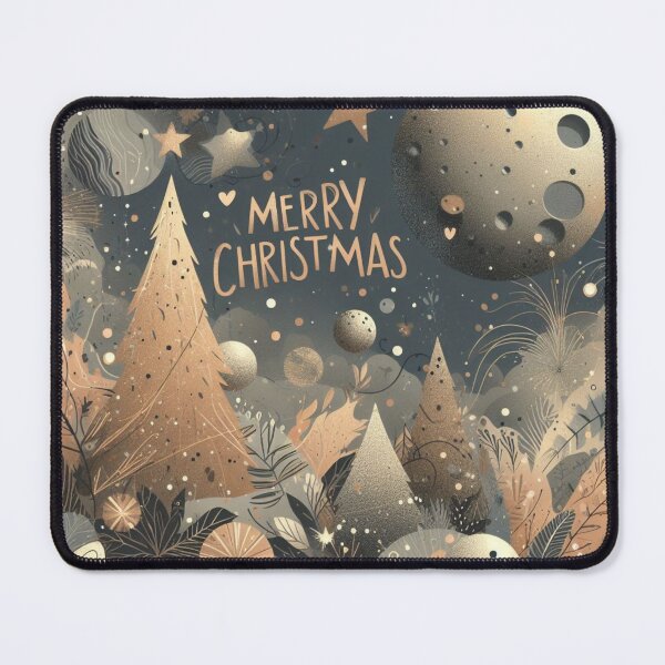 Item preview, Merry Christmas in starry golden forest designed and sold by blondie.simmer.