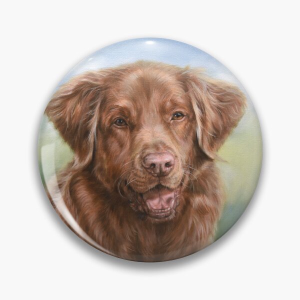 Item preview, Storm - toller dog oil painting designed and sold by marjoleinkruijt.