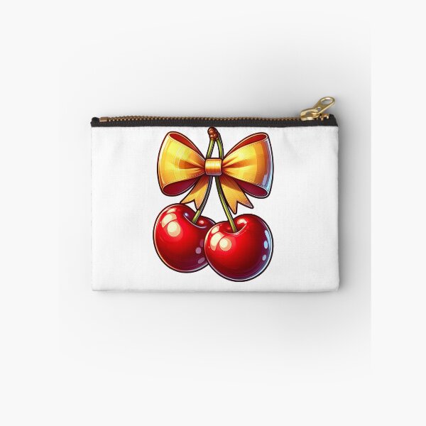 Item preview, cherries with bow designed and sold by Truck Stop One.