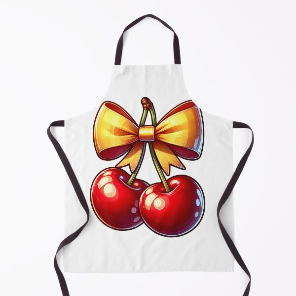 Item preview, cherries with bow designed and sold by Truck Stop One.