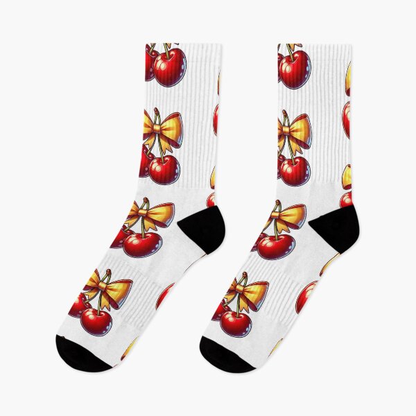 Item preview, cherries with bow designed and sold by Truck Stop One.