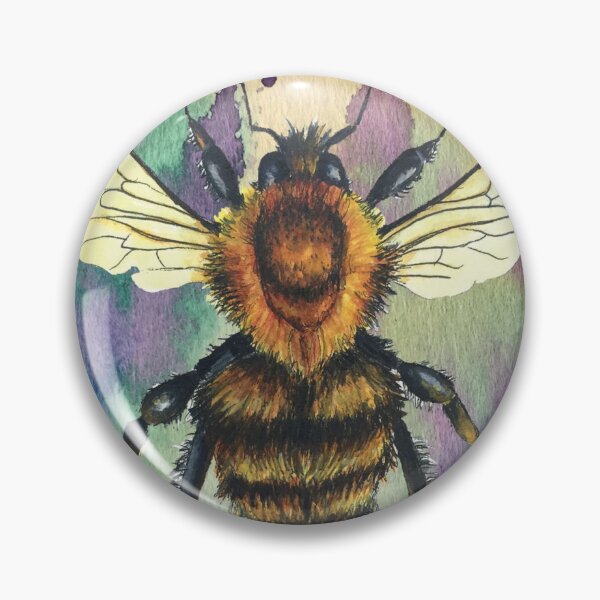 Item preview, Colorful Bee designed and sold by Rhiannon Wolfe Art .