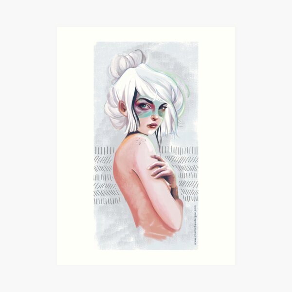 attente - illustration Impression artistique