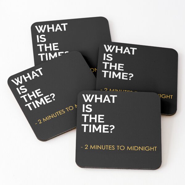 Item preview, What is the time? 2 Minutes to Midnight  designed and sold by cesarhiar.