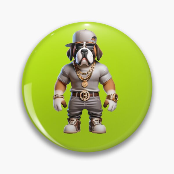 Item preview, Rhythm in the City: Cute Saint Bernard Rapper with Hip-Hop Style and Canine Attitude No. 2 designed and sold by Nathalymx.