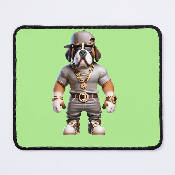 Item preview, Rhythm in the City: Cute Saint Bernard Rapper with Hip-Hop Style and Canine Attitude No. 2 designed and sold by Nathalymx.