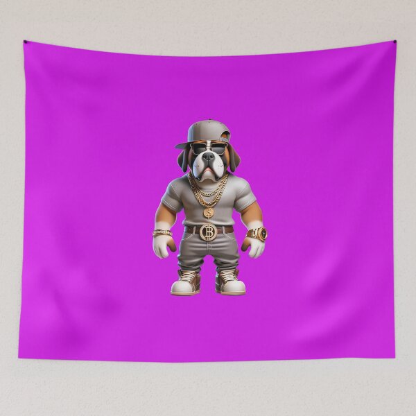 Item preview, Rhythm in the City: Cute Saint Bernard Rapper with Hip-Hop Style and Canine Attitude No. 2 designed and sold by Nathalymx.