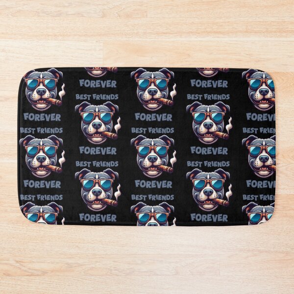 Item preview, Dog Best Friends Forever : Funny Cute Pitbull designed and sold by ArtfulNook.