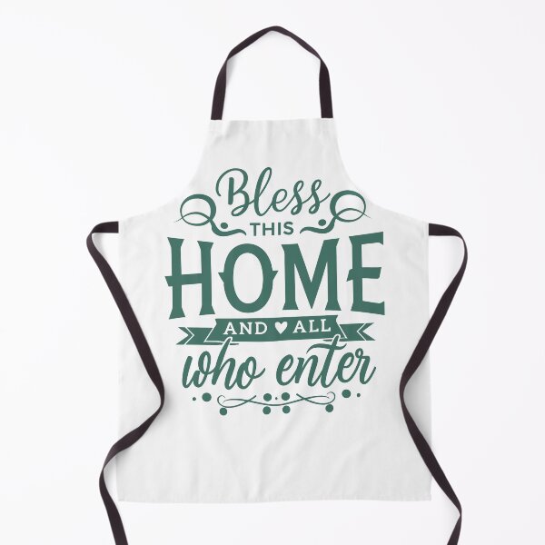 Item preview, Bless this home and all who enter /turquoise text/ designed and sold by EmeraldeaArt.