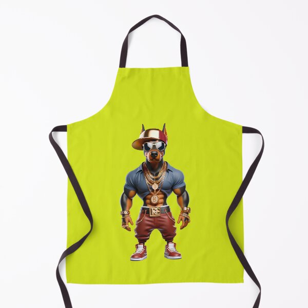 Item preview, Rhythm in the City: Cute Doberman Rapper Dog with Hip-Hop Style and Canine Attitude No. 2 designed and sold by Nathalymx.