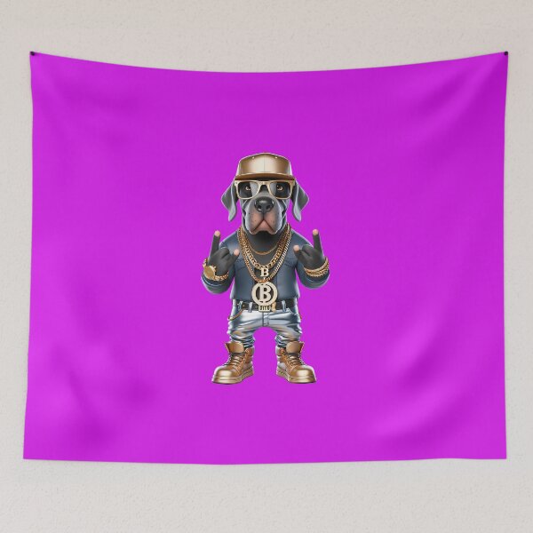Item preview, Rhythm in the City: Cute Great Dane Dog Rapper with Hip-Hop Style and Canine Attitude No. 2 designed and sold by Nathalymx.