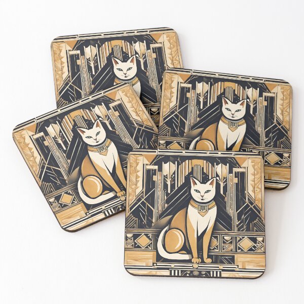 Item preview, Gato Art Déco designed and sold by ArDecoS.