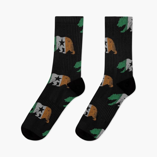 Item preview, California Bear Flag Irish Shamrock  St Patricks Day designed and sold by BalladOfZeus.