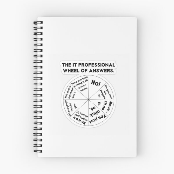 Item preview, The IT Professional Wheel of Answers. Essential T-Shirt designed and sold by Deadliness45.