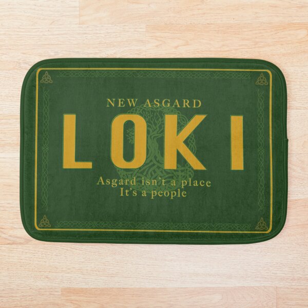Item preview, Placa del dios nórdico LOKI designed and sold by Folidee.