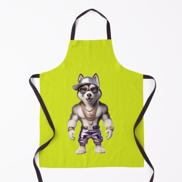 Item preview, Rhythm in the City: Cute Siberian Husky Dog Rapper with Hip-Hop Style and Canine Attitude No. 2 designed and sold by Nathalymx.