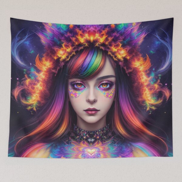 Item preview, Soul ablaze: The Psychedelic Firestorm within Her designed and sold by KericeKreations.