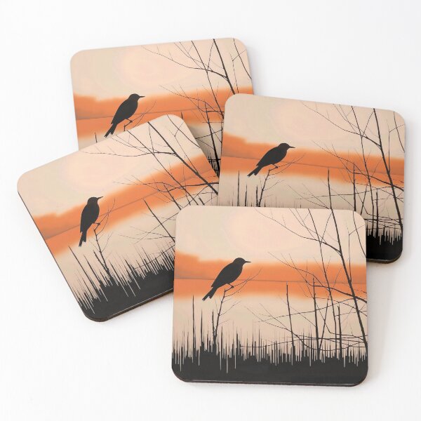 Item preview, Bird in sunset designed and sold by Trendy-Artistry.