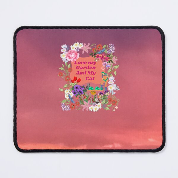 Item preview, I love my garden and my cat. designed and sold by MCanderart.