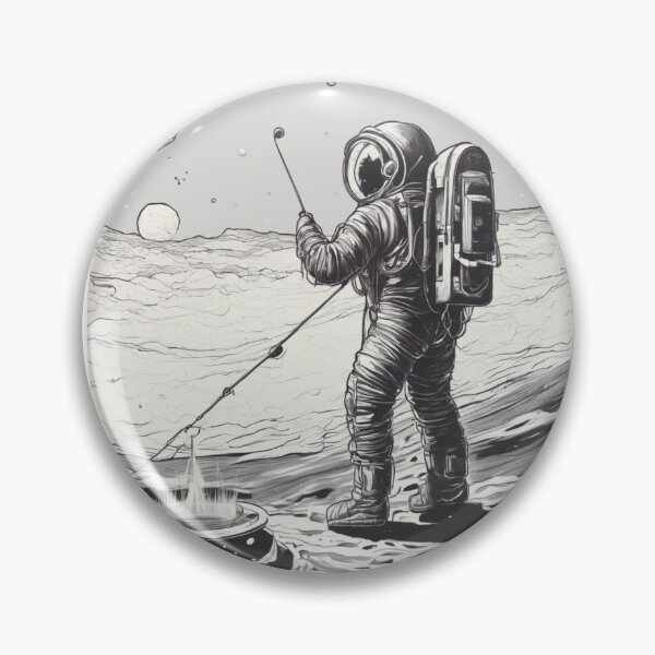 Item preview, Reeling in Wonder: The Cosmic Pursuit of Astronaut Fishing in Zero Gravity designed and sold by DesignAlert001.