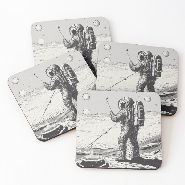 Item preview, Reeling in Wonder: The Cosmic Pursuit of Astronaut Fishing in Zero Gravity designed and sold by DesignAlert001.