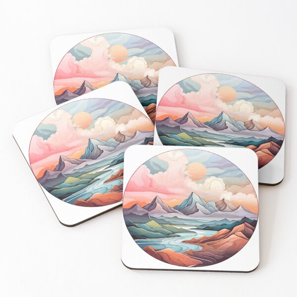 Item preview, Expressive Landscapescapes: Abstract Artistic Renditions (253) designed and sold by WASjourney.