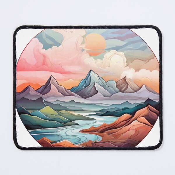Item preview, Expressive Landscapescapes: Abstract Artistic Renditions (253) designed and sold by WASjourney.