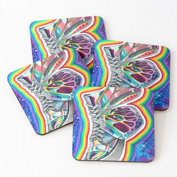 Item preview, Holographic butterfly shoe designed and sold by Isabella Obradovich.