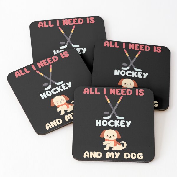Item preview, All I need is hockey and my dog designed and sold by Gilpro Designs.