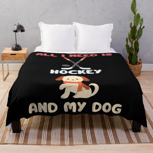 Item preview, All I need is hockey and my dog designed and sold by Gilpro Designs.
