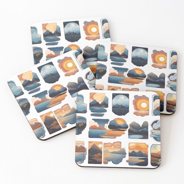 Item preview, Artistry in Nature's Canvas: Abstract Landscape Imagery (254) designed and sold by WASjourney.