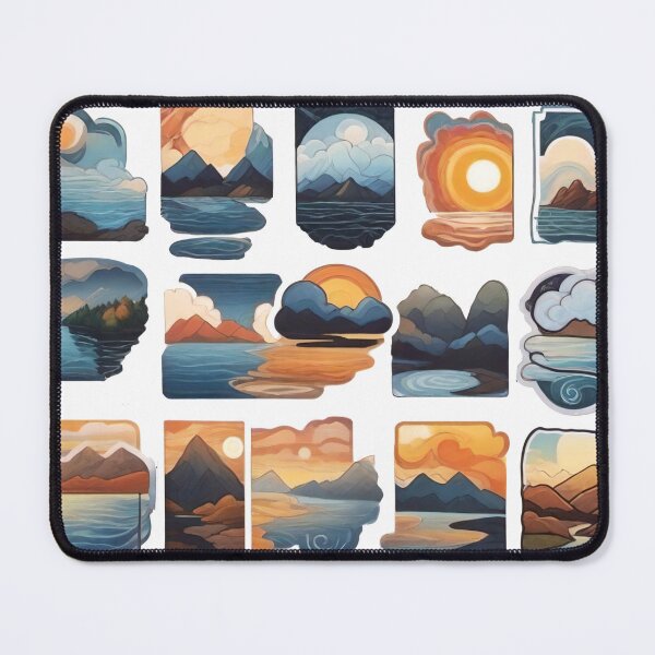 Item preview, Artistry in Nature's Canvas: Abstract Landscape Imagery (254) designed and sold by WASjourney.