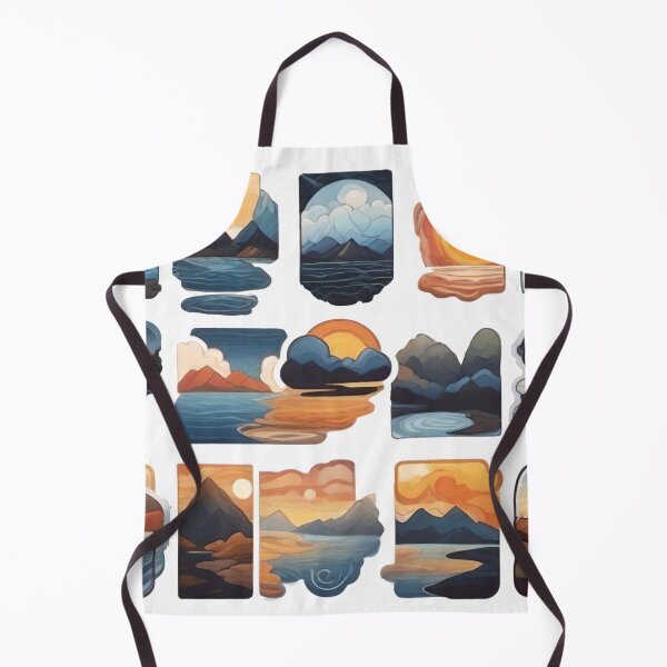 Item preview, Artistry in Nature's Canvas: Abstract Landscape Imagery (254) designed and sold by WASjourney.