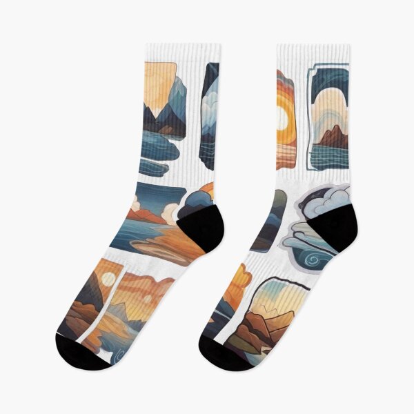 Item preview, Artistry in Nature's Canvas: Abstract Landscape Imagery (254) designed and sold by WASjourney.