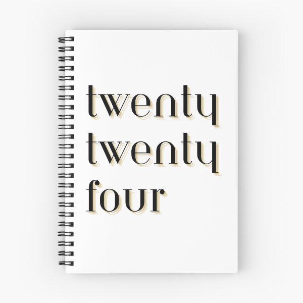 Item preview, Twenty Twenty Four (2024) Black and Gold Text Design New Years designed and sold by helloiamskye.