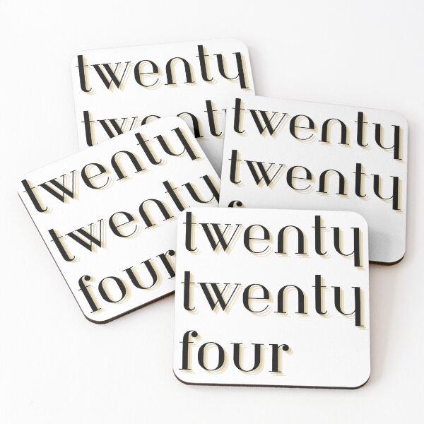 Item preview, Twenty Twenty Four (2024) Black and Gold Text Design New Years designed and sold by helloiamskye.