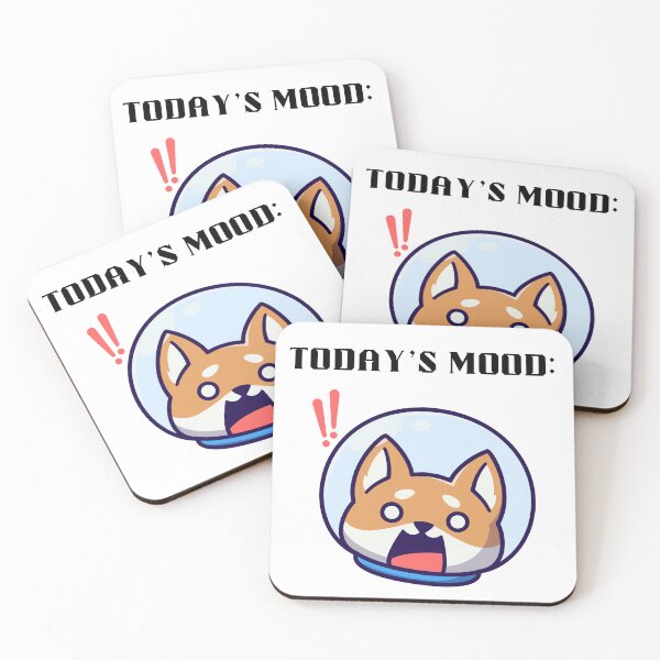Item preview, Today's Mood- Oh Shit! Cat Astronaut designed and sold by JoyGDesigns.