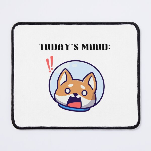 Item preview, Today's Mood- Oh Shit! Cat Astronaut designed and sold by JoyGDesigns.