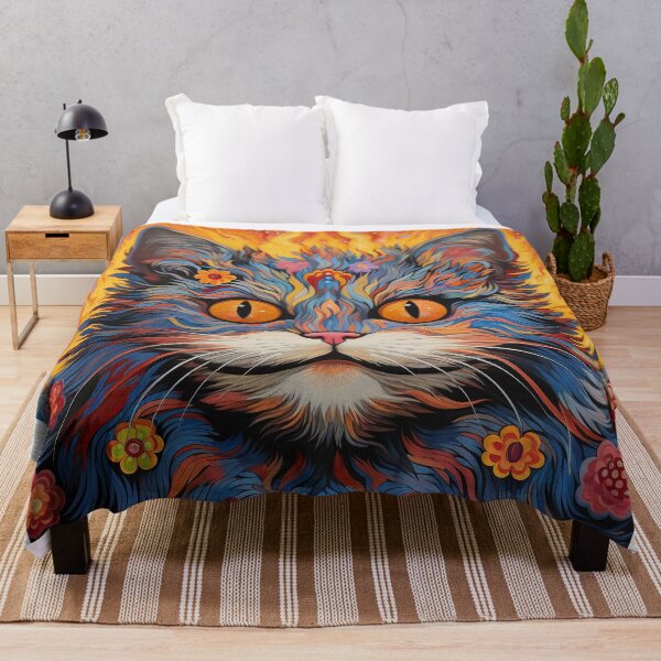 Item preview, Louis Wain Schizophrenia Cat Painting For Cat Lovers designed and sold by Petsthetic.
