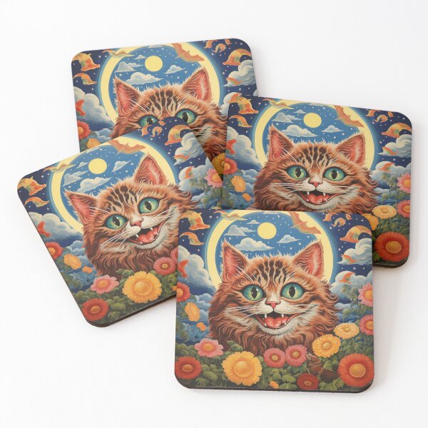 Item preview, Louis Wain Schizophrenia Cat Painting For Cat Lovers designed and sold by Petsthetic.