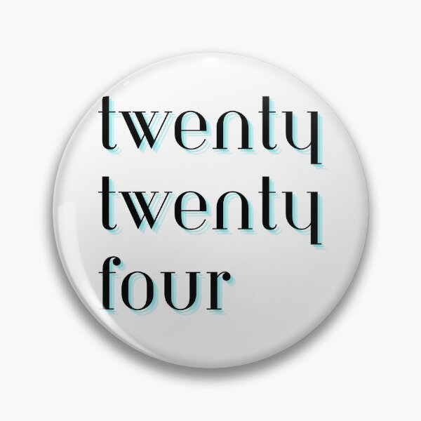 Item preview, Twenty Twenty Four (2024) Blue Text Design New Years designed and sold by helloiamskye.