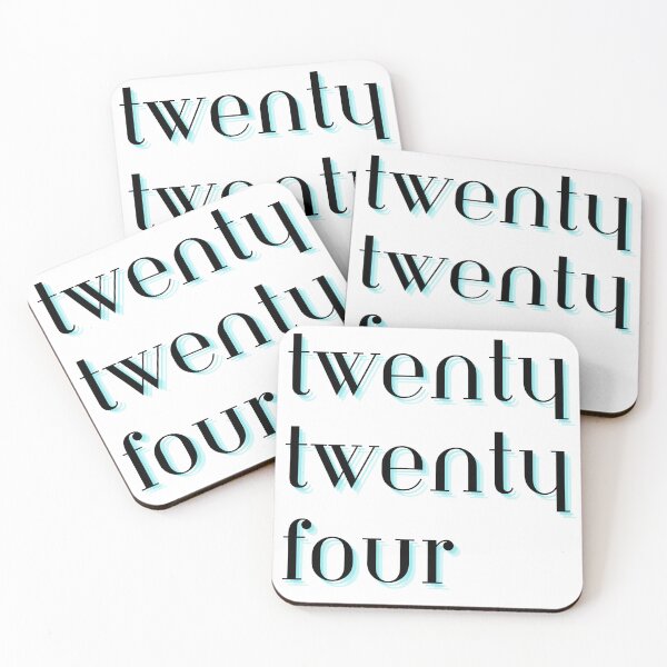 Item preview, Twenty Twenty Four (2024) Blue Text Design New Years designed and sold by helloiamskye.
