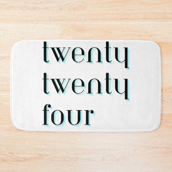 Item preview, Twenty Twenty Four (2024) Blue Text Design New Years designed and sold by helloiamskye.