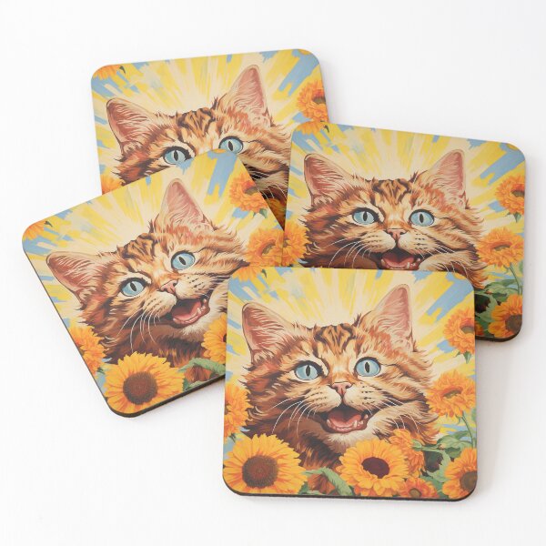 Item preview,  Louis Wain Schizophrenia Cat Painting For Cat Lovers designed and sold by Petsthetic.