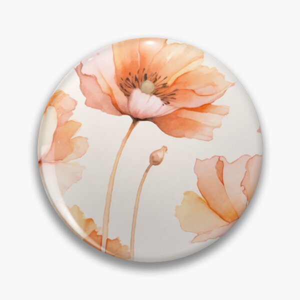 Item preview, Peach Poppy Petal Summer Serenade designed and sold by artsandsoul.