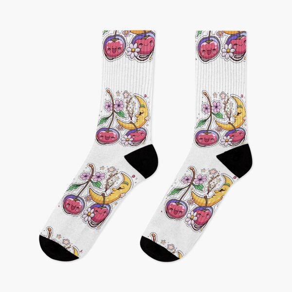 Item preview, Moon with Cherries  designed and sold by HanaiPrint.